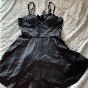 Forever 21 black bow dress